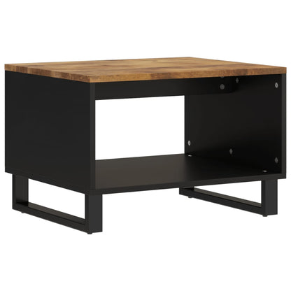 Tavolino da Salotto 60x50x40 cm in Legno Massello di Mango