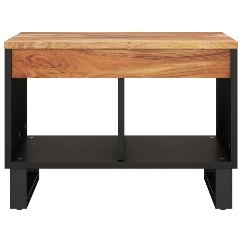 Tavolino da Salotto 55x50x40 cm in Legno Massello di Acacia
