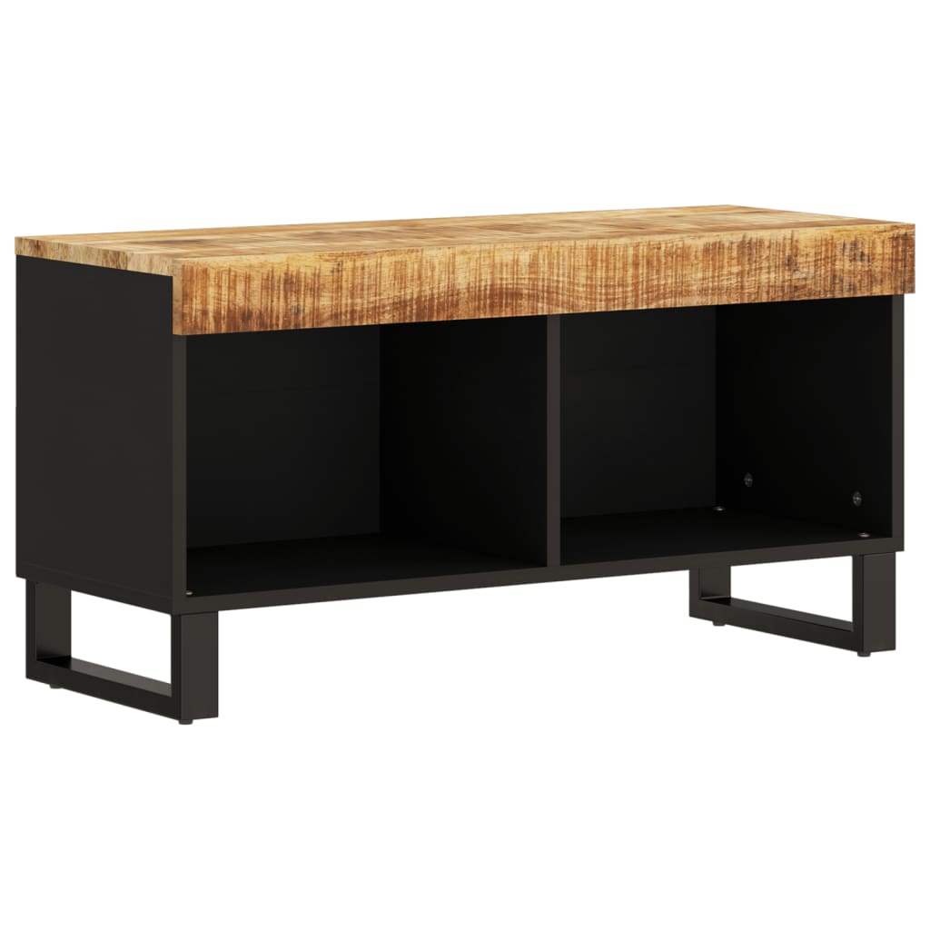 Mobile Porta TV 85x33x43,5 cm in Legno Massello di Mango