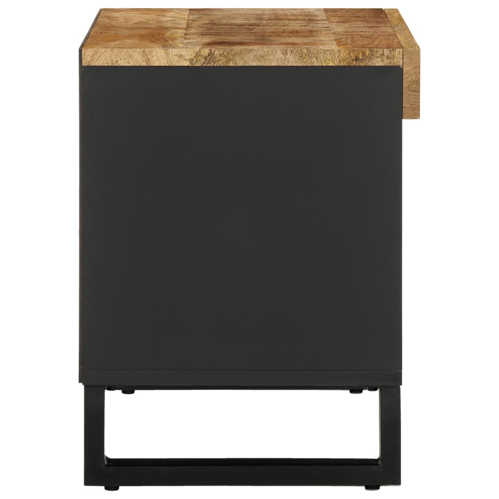 Mobile Porta TV 85x33x43,5 cm in Legno Massello di Mango