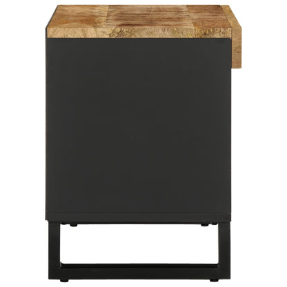 Mobile Porta TV 85x33x43,5 cm in Legno Massello di Mango