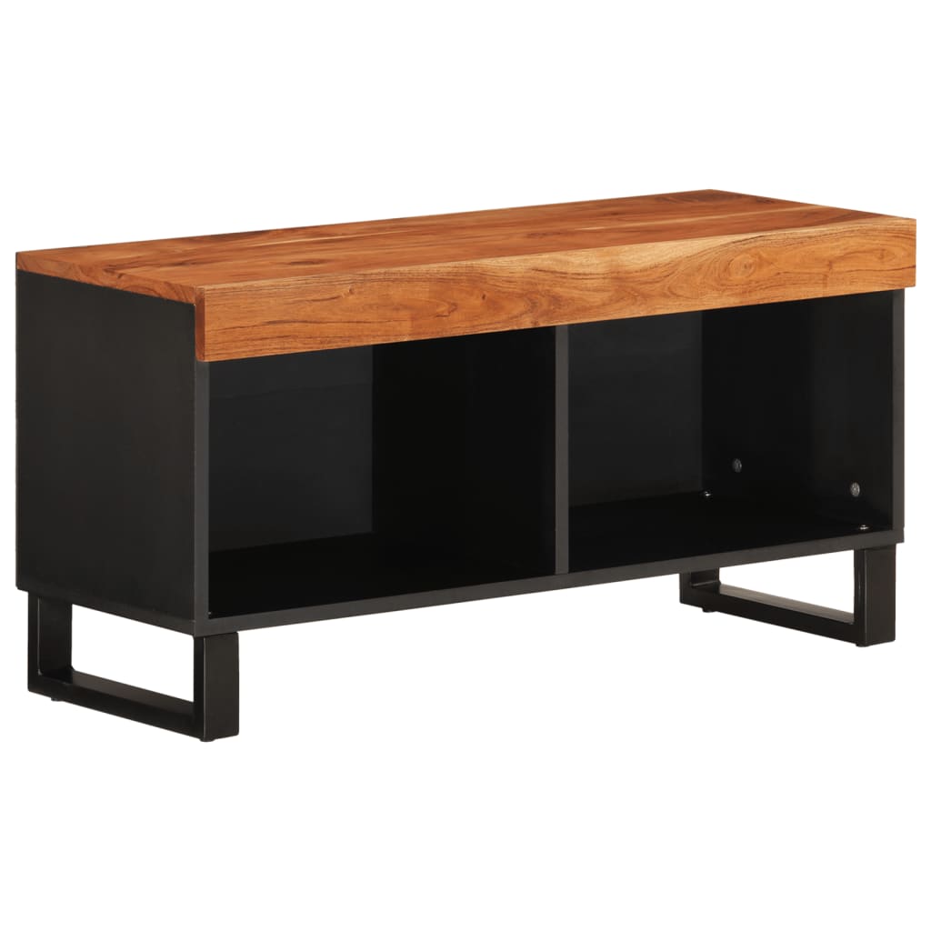 Mobile Porta TV 85x33x43,5 cm in Legno Massello di Acacia