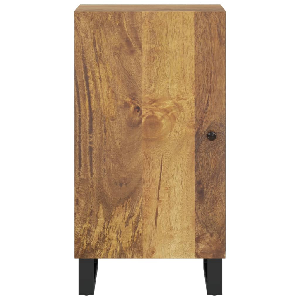 Credenza con Anta 40x31x75 cm in Legno Massello di Mango