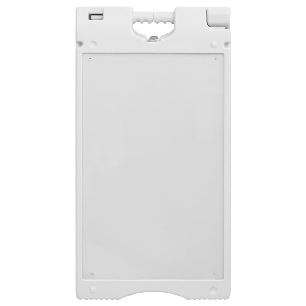 Lavagna da Marciapiede a Cavalletto Grigia 45x7x84,5 cm in HDPE
