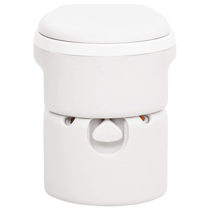 Toilette Integrata da Campeggio Bianca 24+17 L HDPE e PP