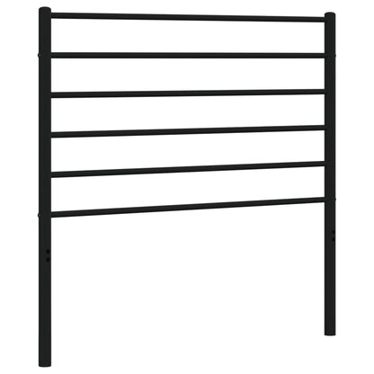 Testiera di Ricambio in Metallo Nero 80 cm