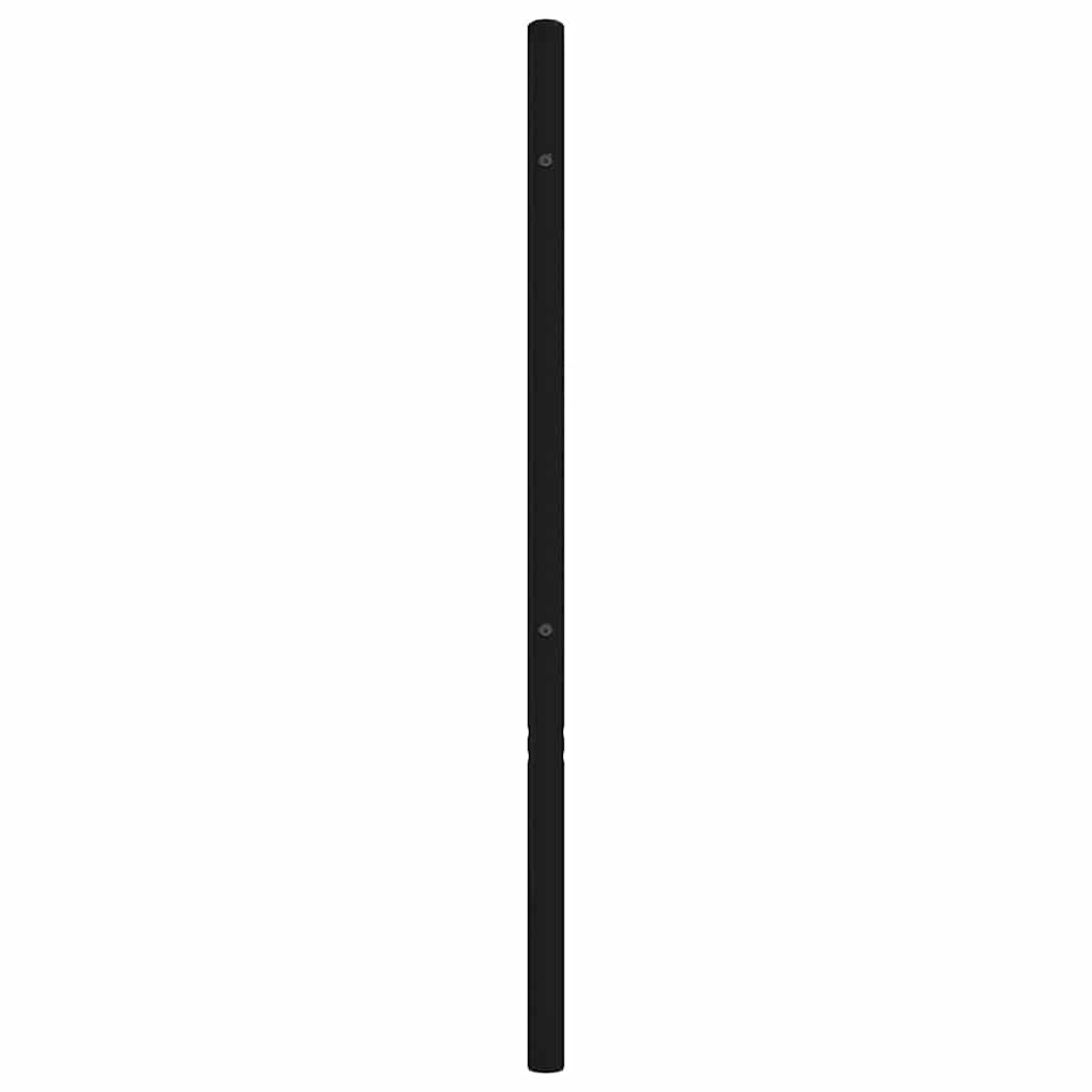 Testiera di Ricambio in Metallo Nero 90 cm