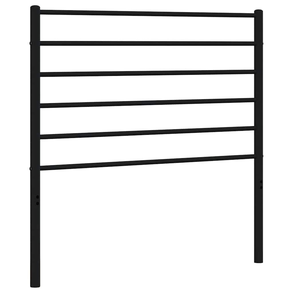 Testiera di Ricambio in Metallo Nero 100 cm