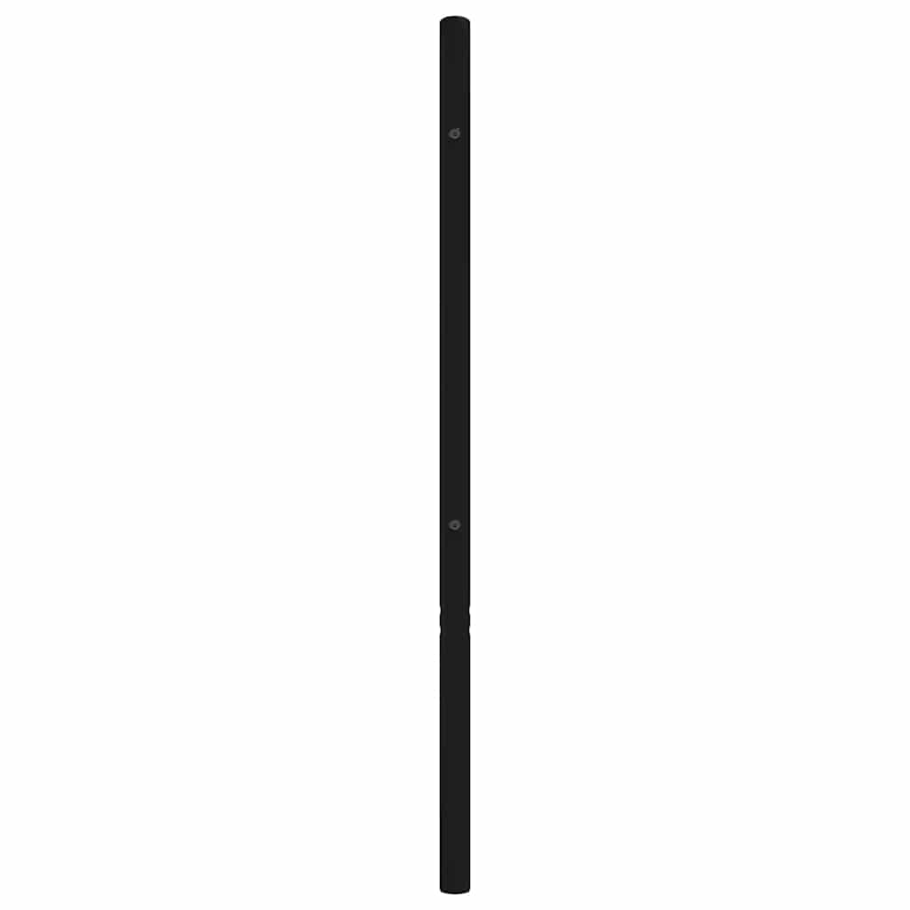Testiera di Ricambio in Metallo Nero 120 cm