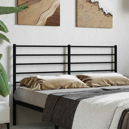 Testiera di Ricambio in Metallo Nero 120 cm
