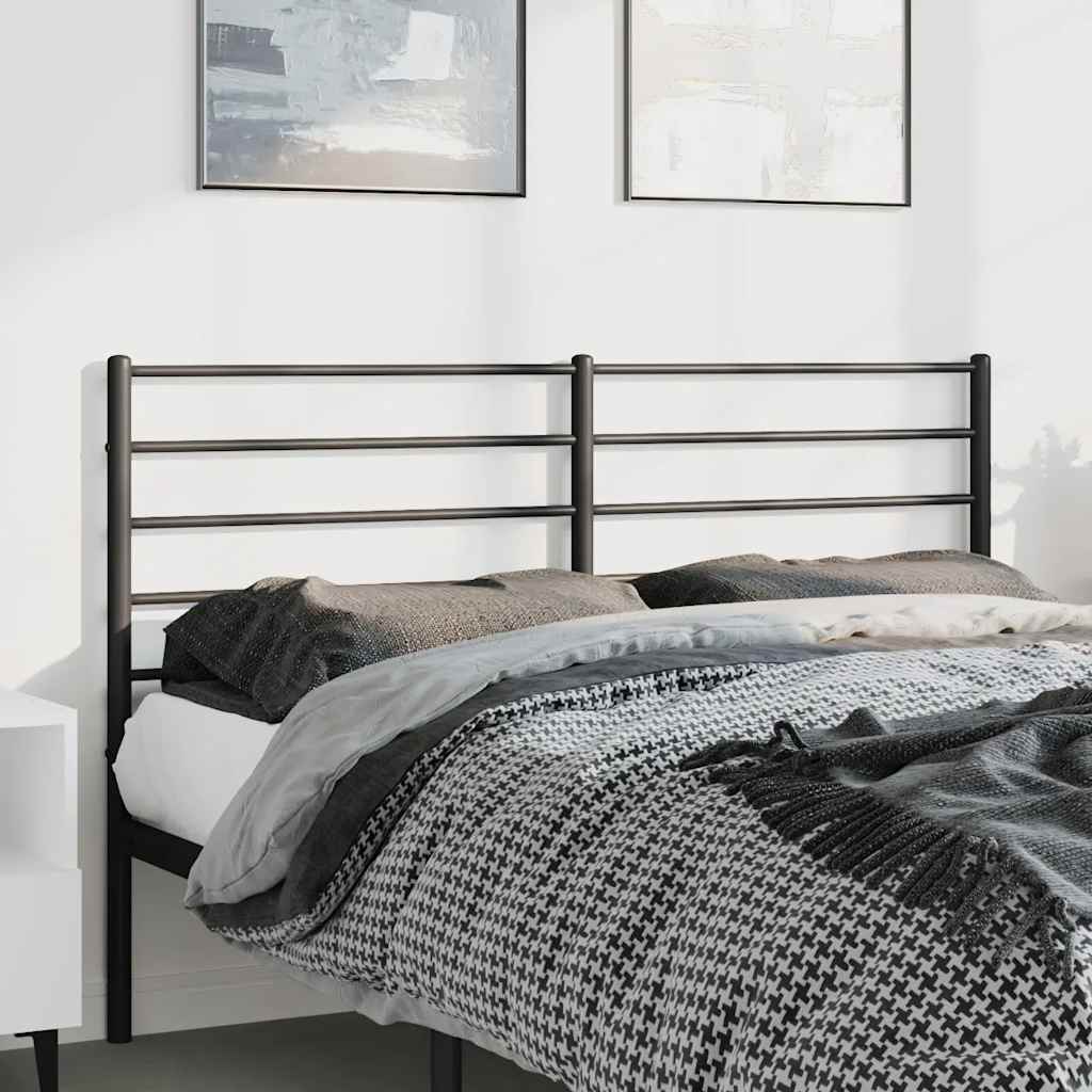 Testiera di Ricambio in Metallo Nero 135 cm