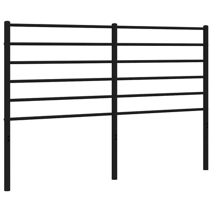 Testiera di Ricambio in Metallo Nero 140 cm