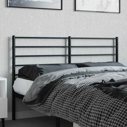 Testiera di Ricambio in Metallo Nero 140 cm