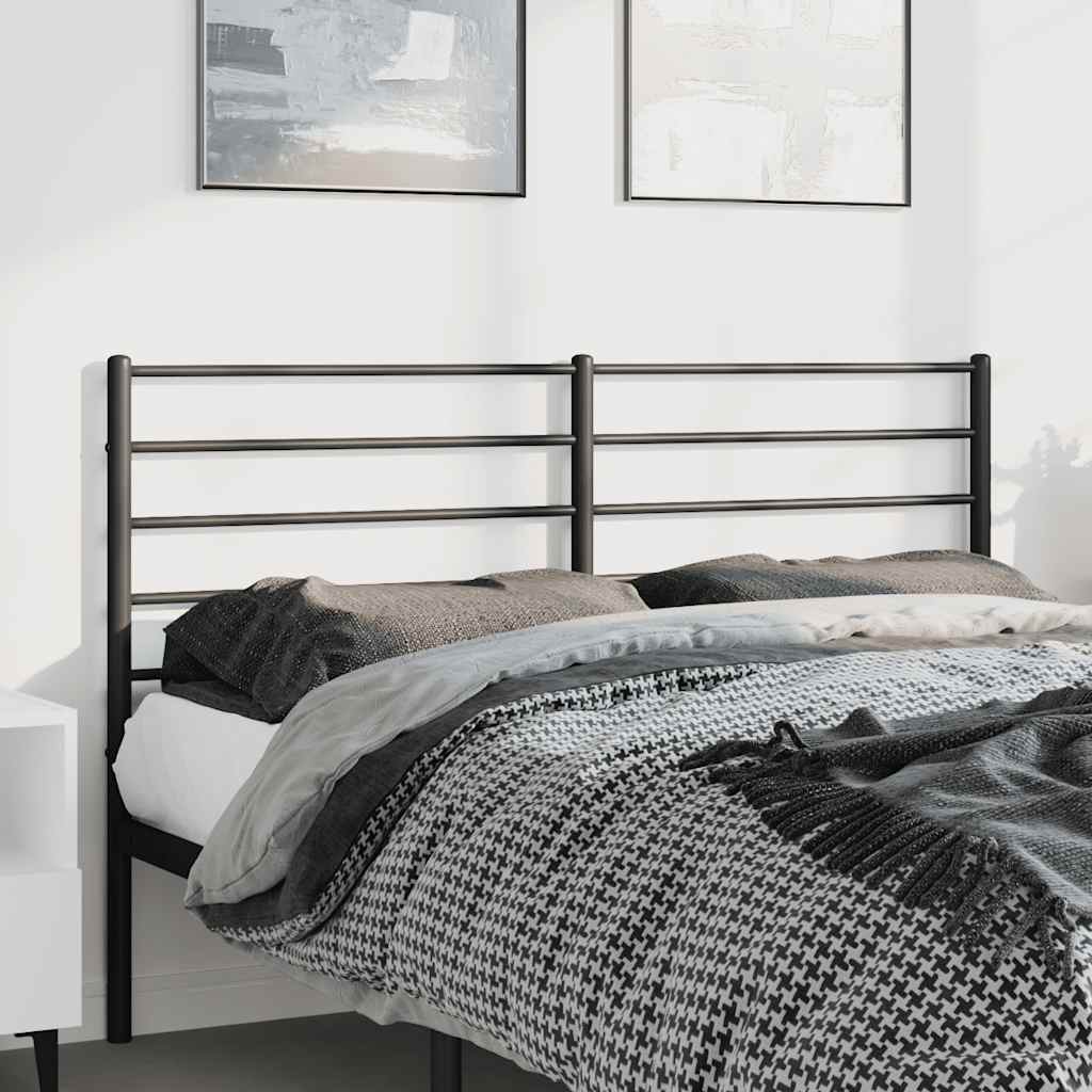 Testiera di Ricambio in Metallo Nero 150 cm