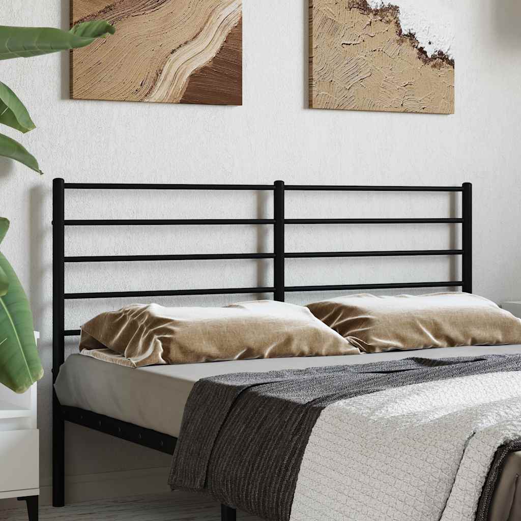 Testiera di Ricambio in Metallo Nero 160 cm