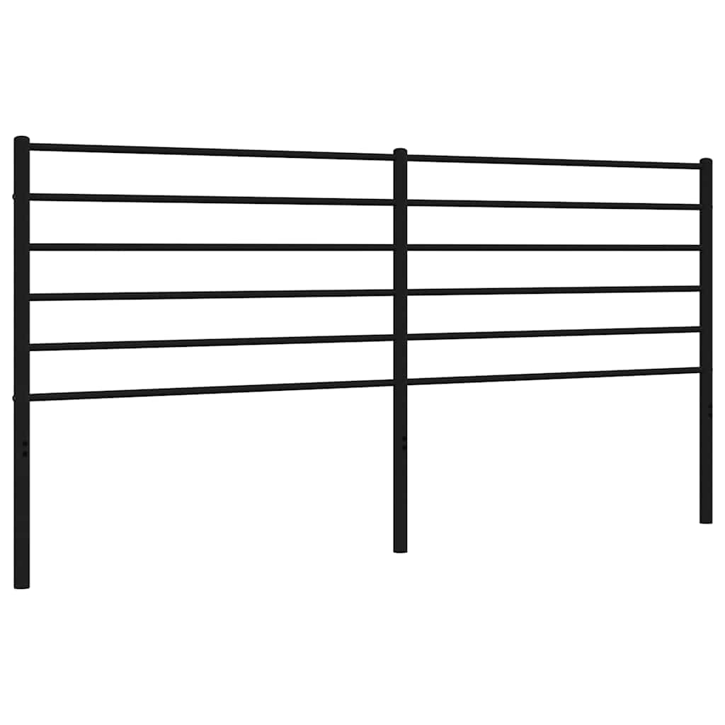 Testiera di Ricambio in Metallo Nero 193 cm