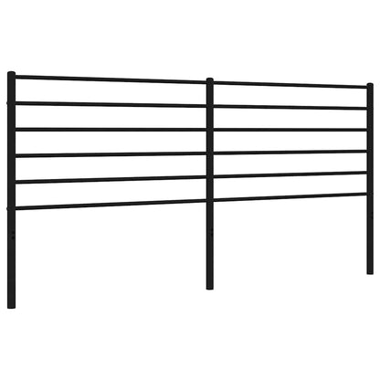 Testiera di Ricambio in Metallo Nero 193 cm