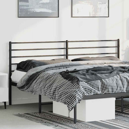 Testiera di Ricambio in Metallo Nero 193 cm