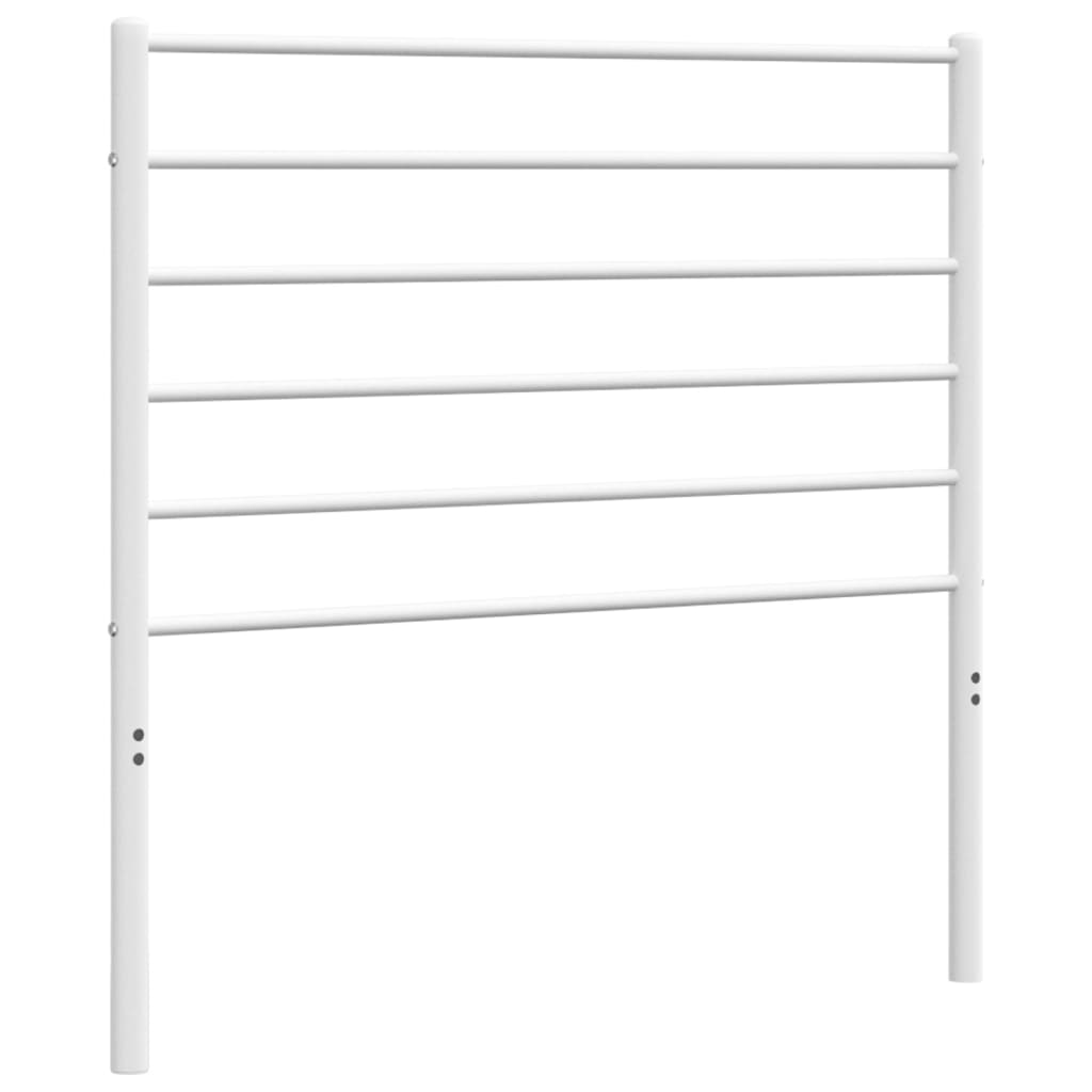 Testiera di Ricambio in Metallo Bianco 90 cm