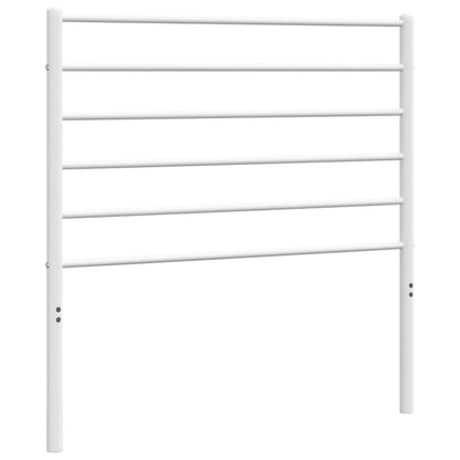 Testiera di Ricambio in Metallo Bianco 90 cm