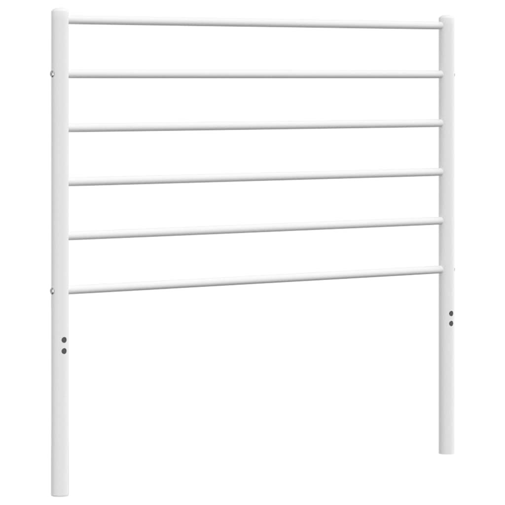 Testiera di Ricambio in Metallo Bianco 100 cm