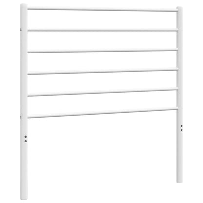 Testiera di Ricambio in Metallo Bianco 107 cm