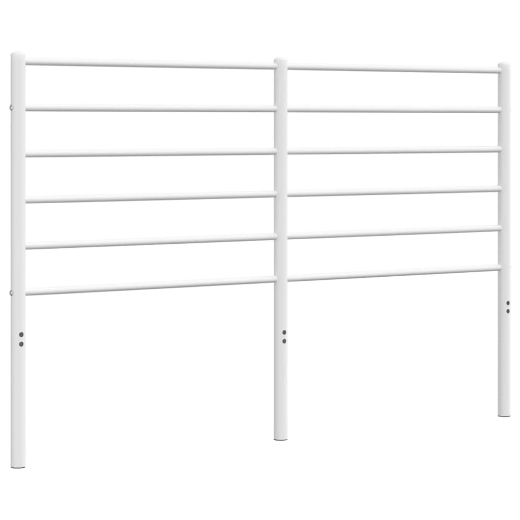 Testiera di Ricambio in Metallo Bianco 140 cm