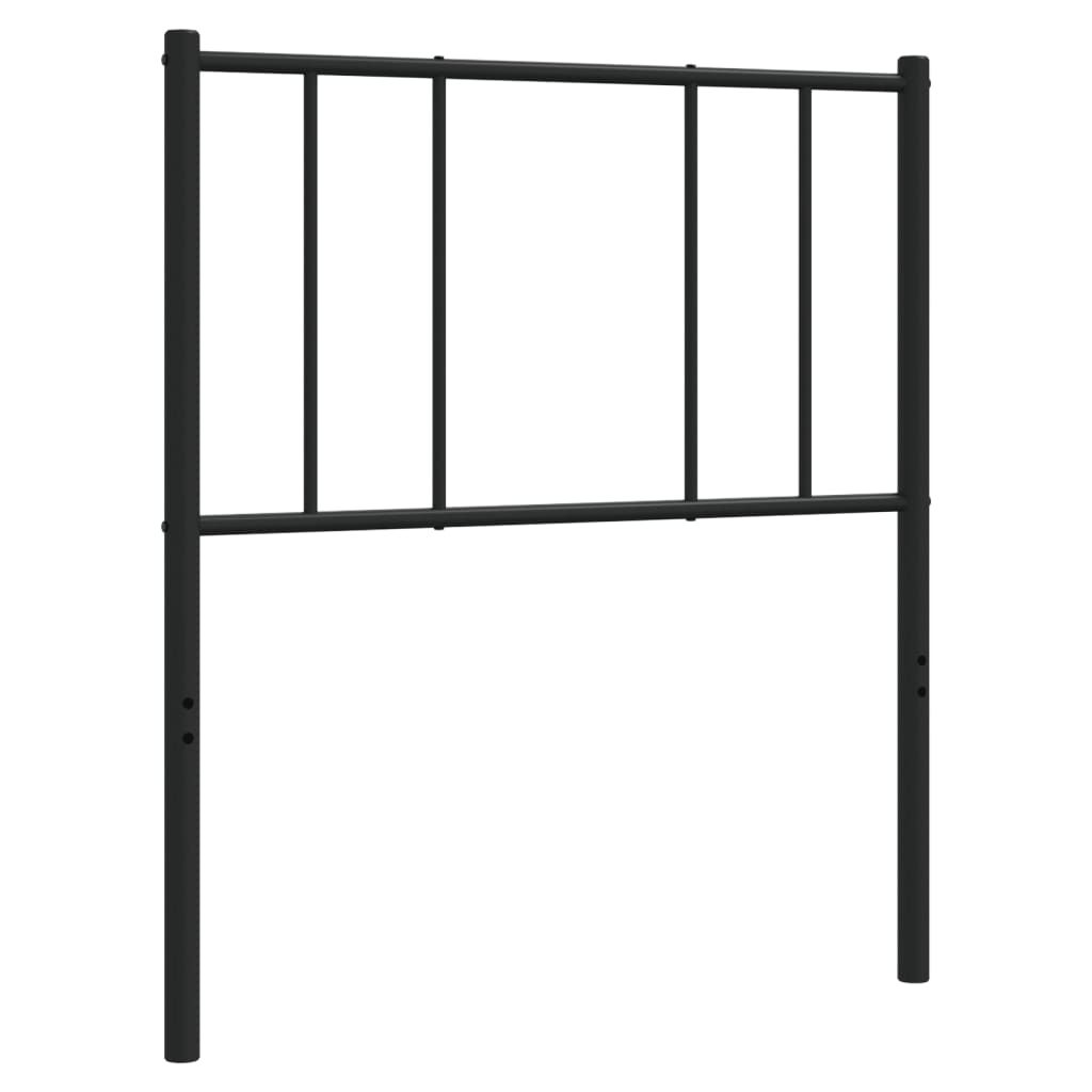 Testiera di Ricambio in Metallo Nero 75 cm
