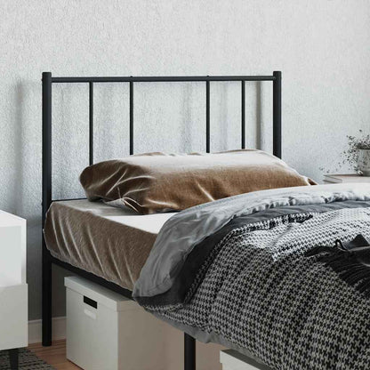 Testiera di Ricambio in Metallo Nero 90 cm