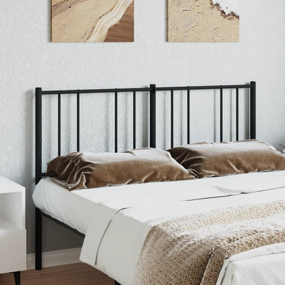 Testiera di Ricambio in Metallo Nero 120 cm