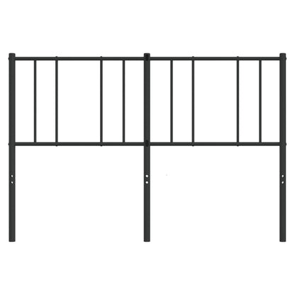 Testiera di Ricambio in Metallo Nero 120 cm
