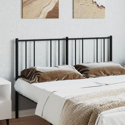 Testiera di Ricambio in Metallo Nero 135 cm