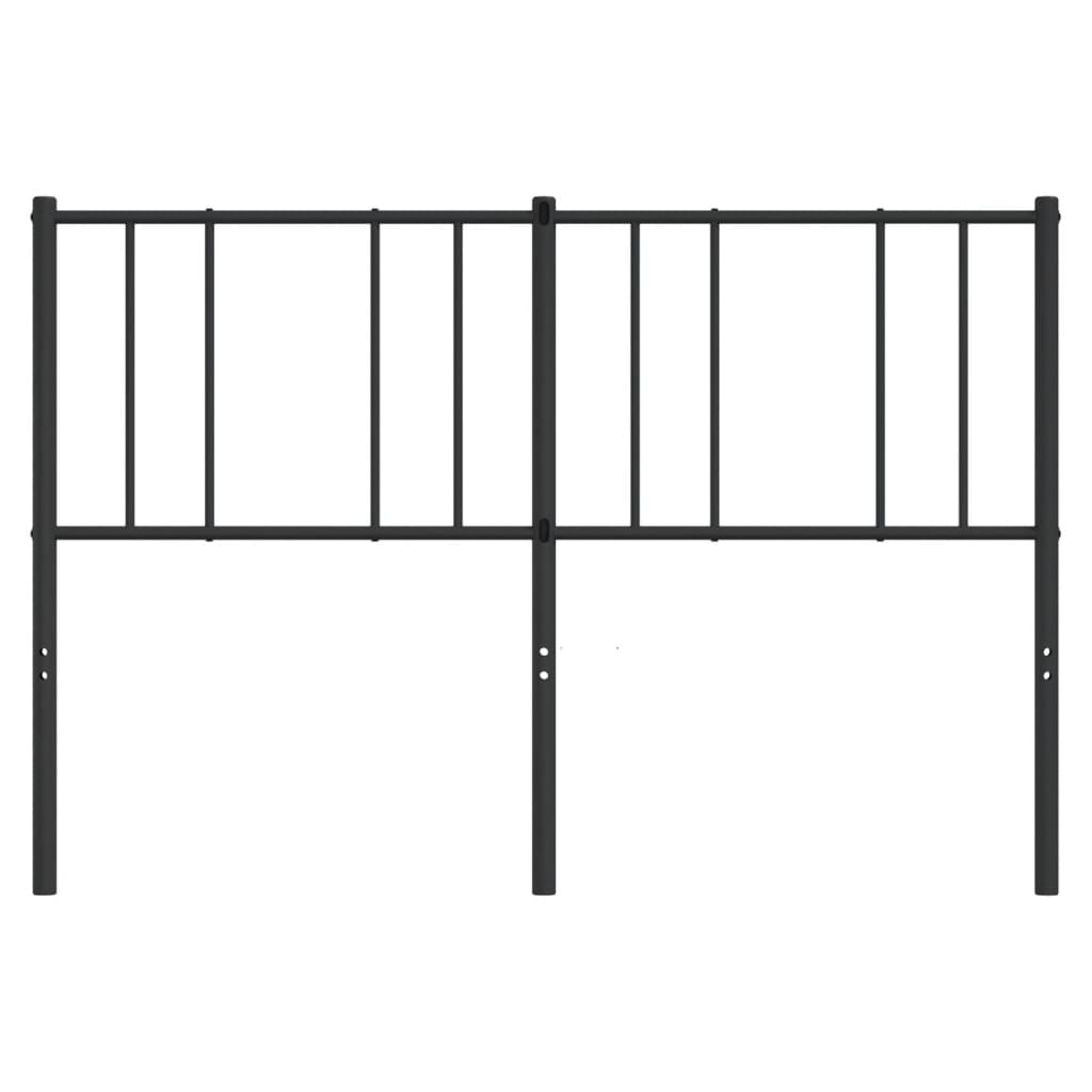 Testiera di Ricambio in Metallo Nero 135 cm