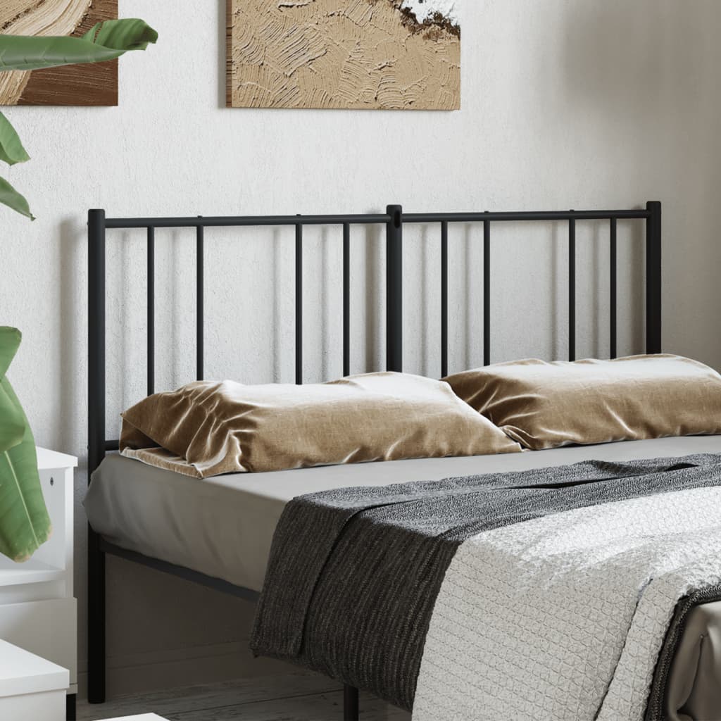 Testiera di Ricambio in Metallo Nero 135 cm