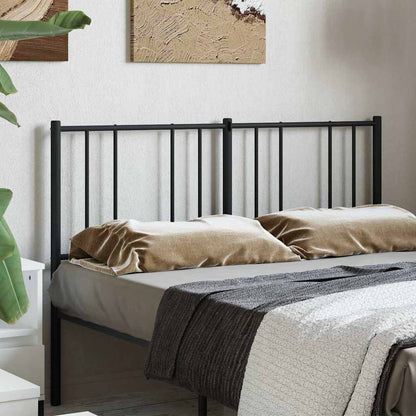 Testiera di Ricambio in Metallo Nero 140 cm