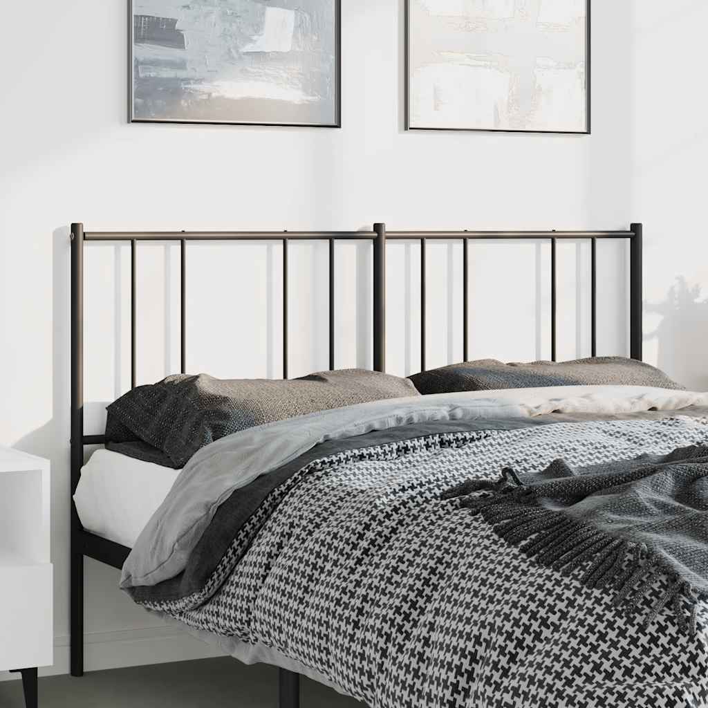 Testiera di Ricambio in Metallo Nero 150 cm