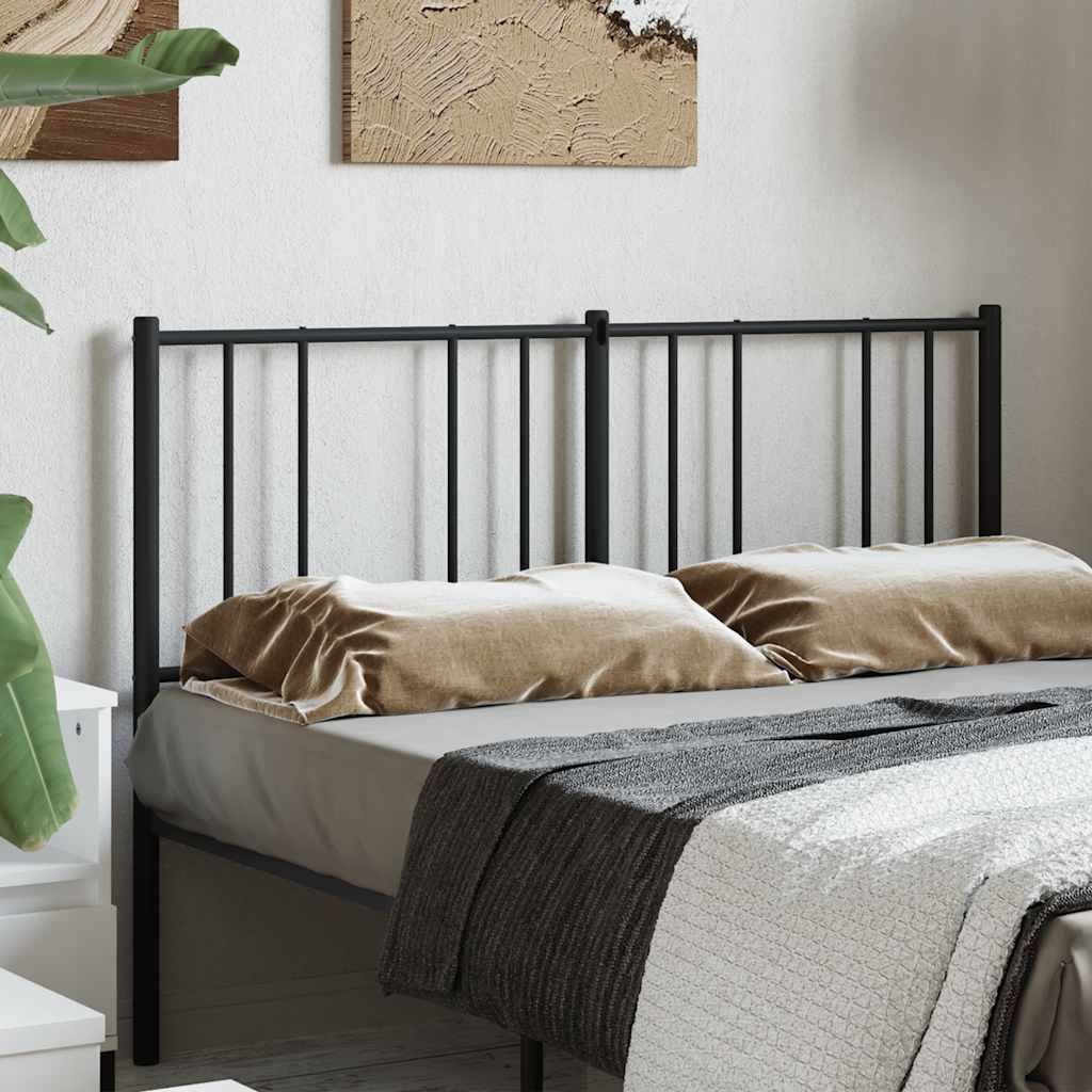 Testiera di Ricambio in Metallo Nero 160 cm