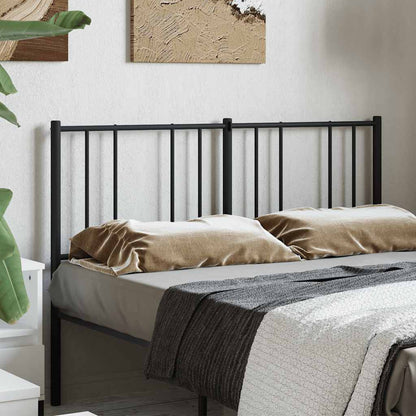 Testiera di Ricambio in Metallo Nero 160 cm