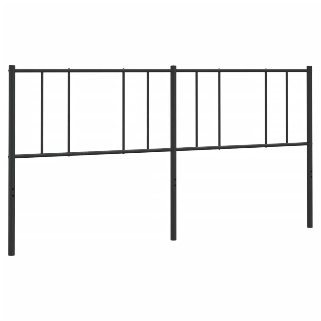 Testiera di Ricambio in Metallo Nero 193 cm