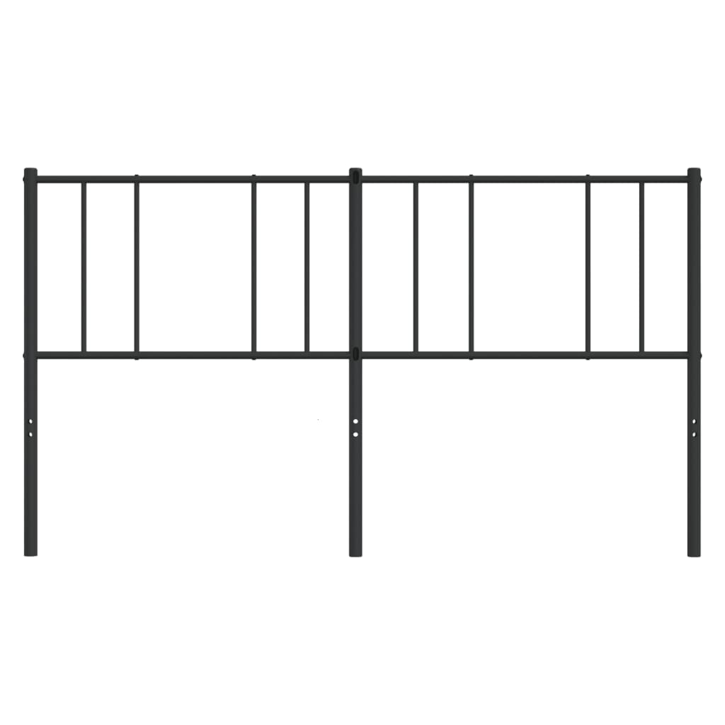 Testiera di Ricambio in Metallo Nero 193 cm