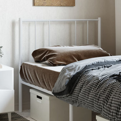 Testiera di Ricambio in Metallo Bianco 90 cm