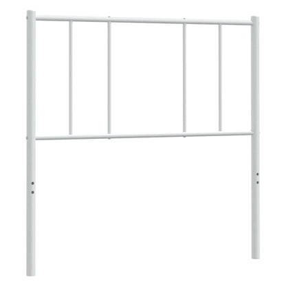 Testiera di Ricambio in Metallo Bianco 107 cm