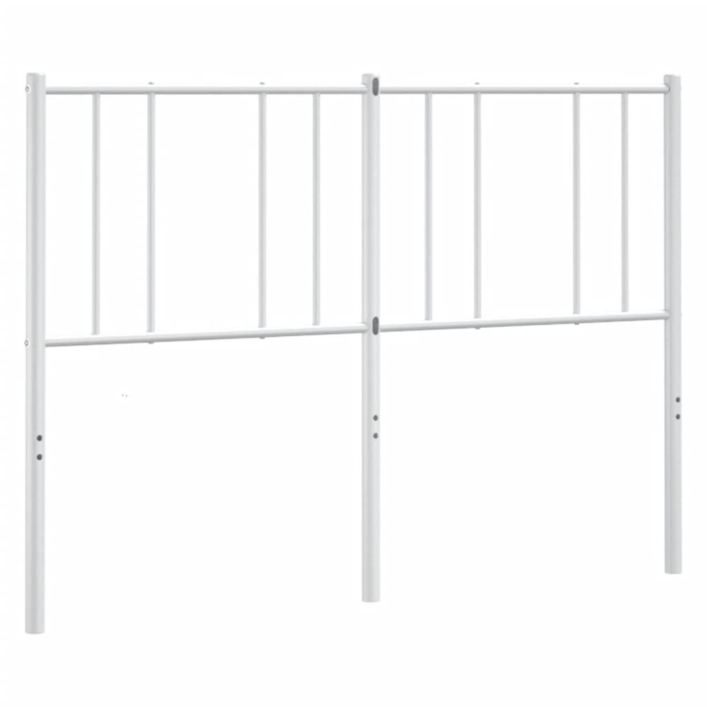 Testiera di Ricambio in Metallo Bianco 160 cm