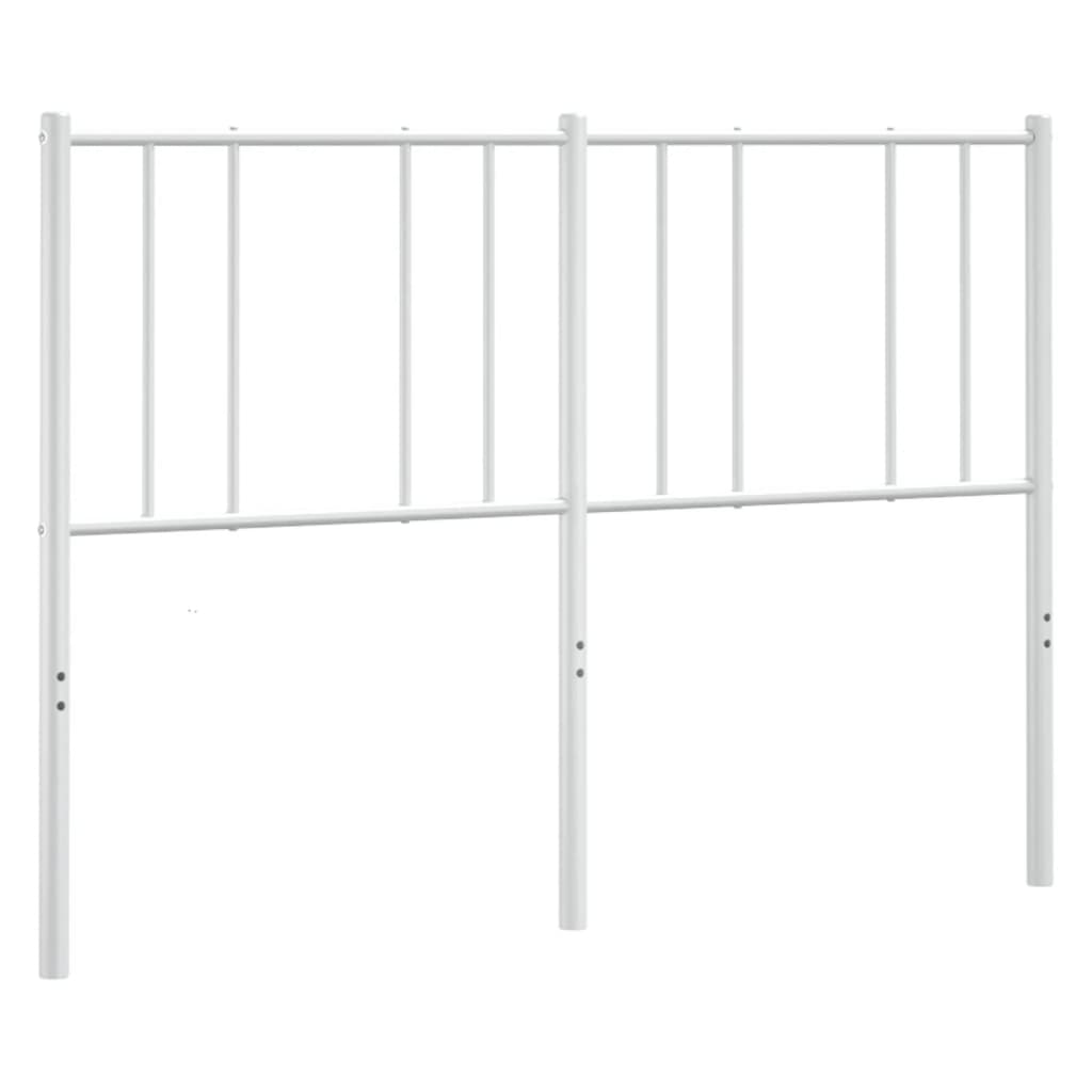 Testiera di Ricambio in Metallo Bianco 160 cm