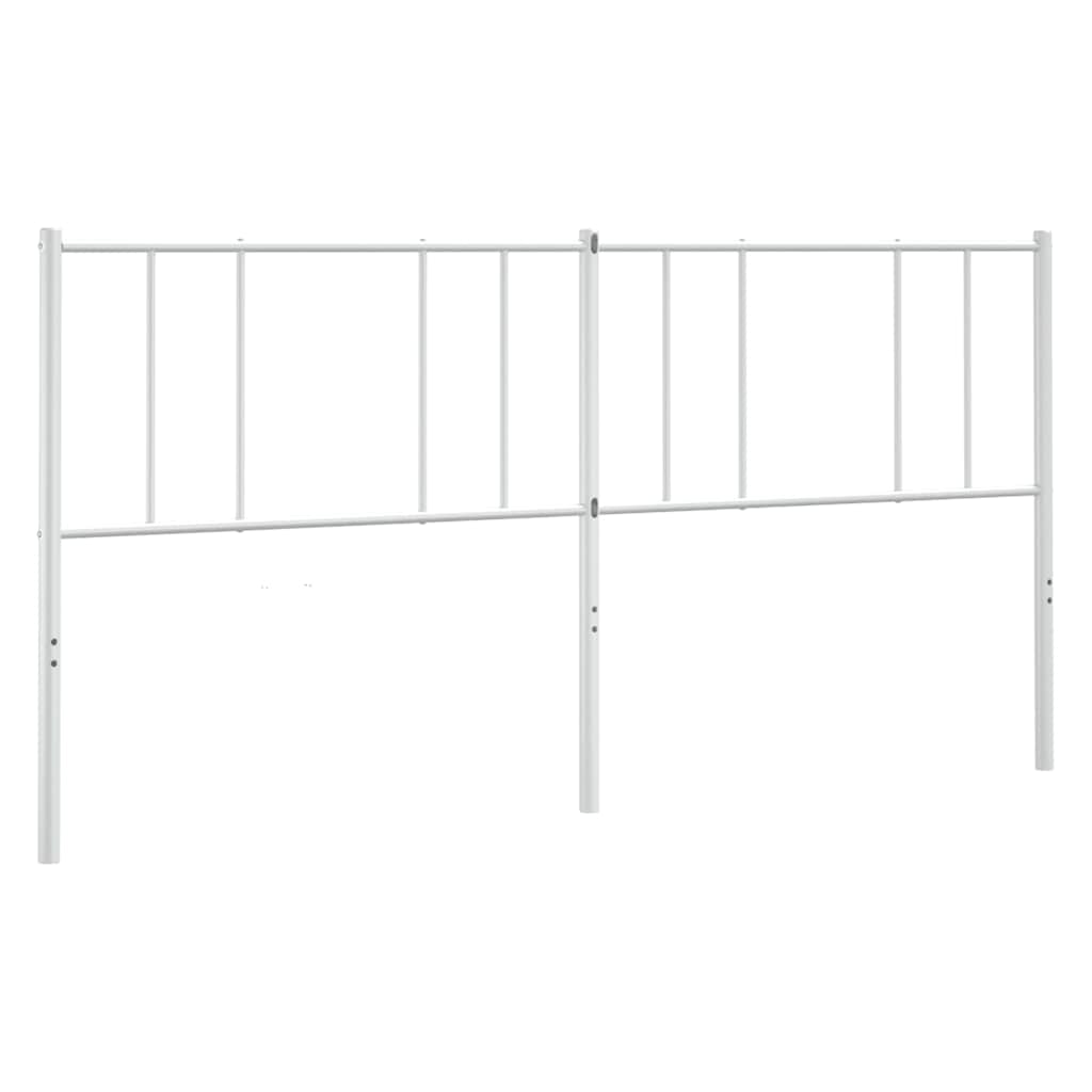 Testiera di Ricambio in Metallo Bianco 180 cm