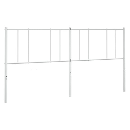 Testiera di Ricambio in Metallo Bianco 180 cm