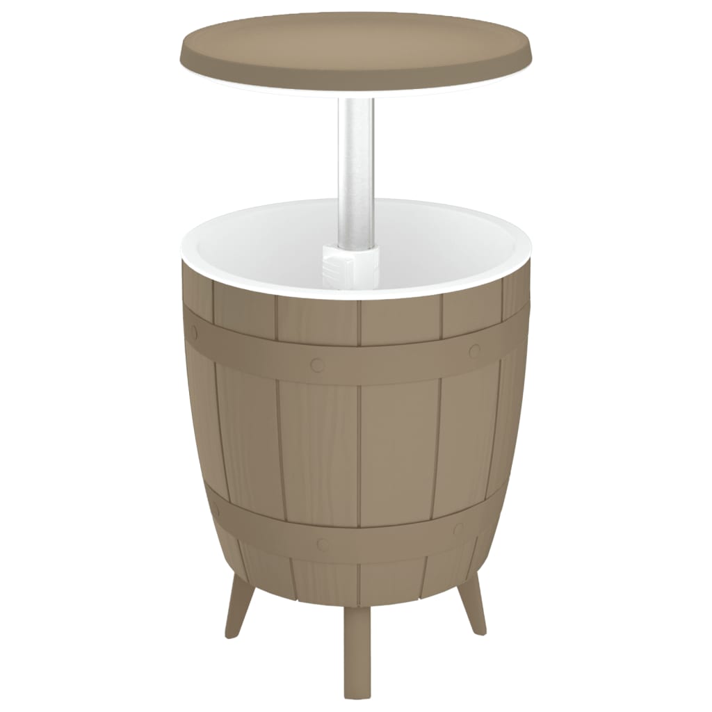 Tavolo Frigo 3 in 1 Polipropilene Marrone Chiaro