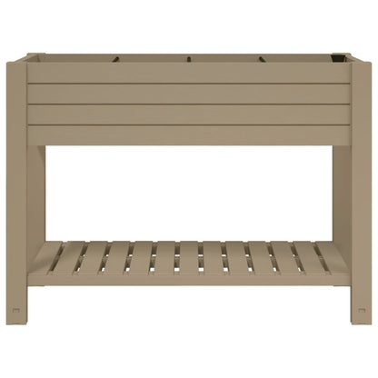 Fioriera da Giardino Marrone Chiaro 110x45x79 cm Polipropilene