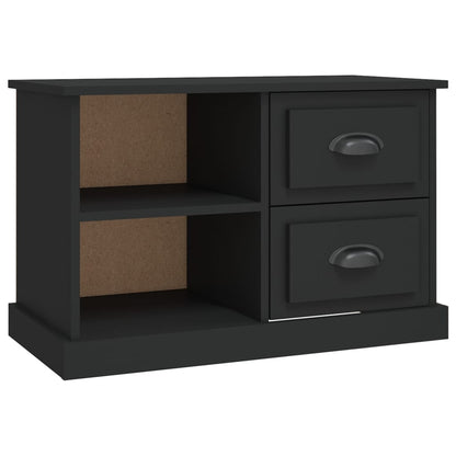 Mobile Porta TV Nero 73x35,5x47,5 cm in Legno Multistrato