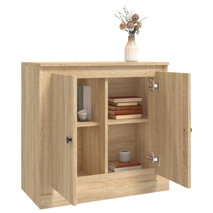 Credenza Rovere Sonoma 70x35,5x67,5 cm in Legno Multistrato